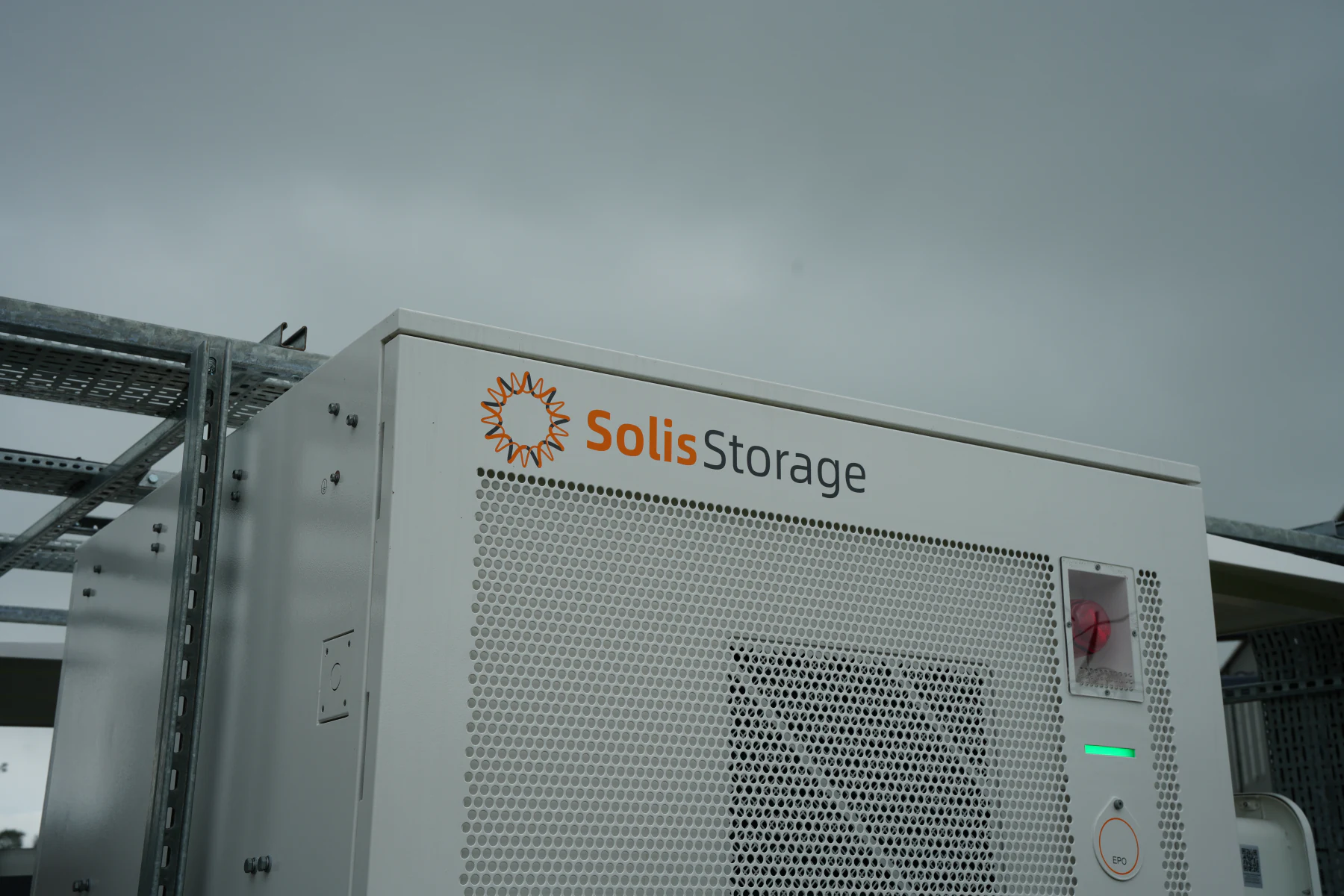 Solis battery storage unit installed at McCloskey International (photo 2 of 4)